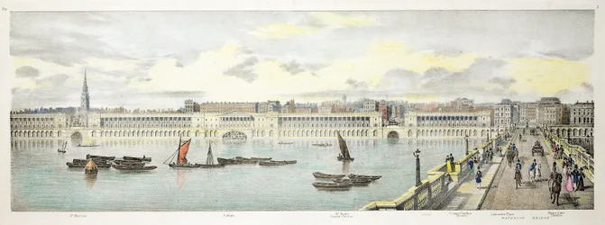 Twin Bridge Project for the New London Bridge, 1802